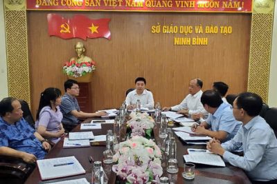 Ban Giám đốc Sở Giáo dục và Đào tạo tỉnh Ninh Bình họp phiên đầu tiên sau sáp nhập