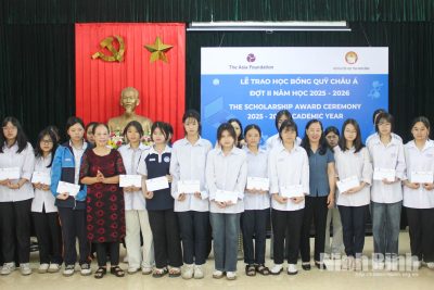 80 nữ sinh vượt khó, hiếu học được nhận học bổng Quỹ châu Á đợt II, năm học 2025-2026