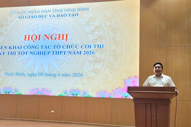 Sở Giáo dục và Đào tạo tổ chức Hội nghị triển khai công tác coi thi Kỳ thi tốt nghiệp THPT năm 2026