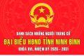 Danh sách những người trúng cử đại biểu HĐND tỉnh khoá XVI, nhiệm kỳ 2026-2031
