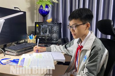 Hoàng Khôi Nguyên – Cậu học trò thi vượt cấp, giành giải Nhất học sinh giỏi cấp tỉnh