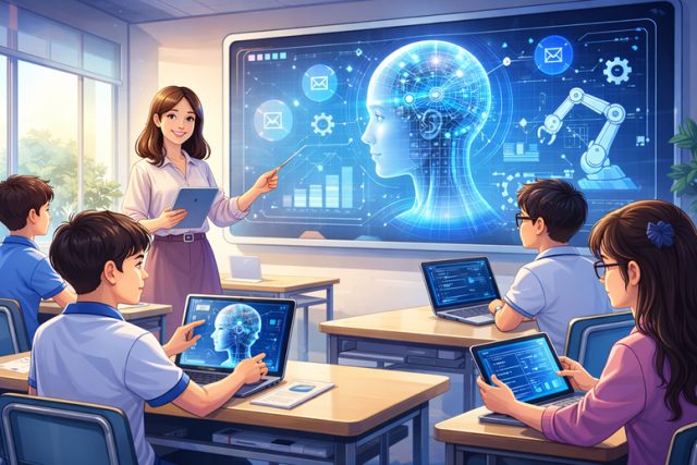 Khung nội dung giáo dục trí tuệ nhân tạo cho học sinh phổ thông