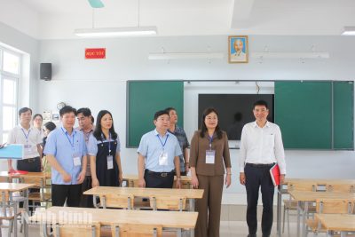 Kiểm tra công tác chuẩn bị Kỳ thi tốt nghiệp THPT năm 2026 tại các điểm thi
