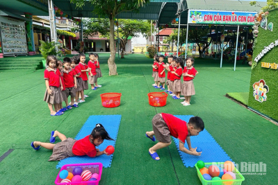 Chú trọng giáo dục phát triển thể chất cho trẻ mầm non