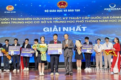 Ninh Bình: Có 7/9 dự án đoạt giải tại Cuộc thi nghiên cứu khoa học, kỹ thuật cấp Quốc gia năm học 2025-2026