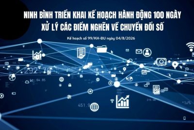 Ninh Bình triển khai kế hoạch hành động 100 ngày xử lý các điểm nghẽn về chuyển đổi số