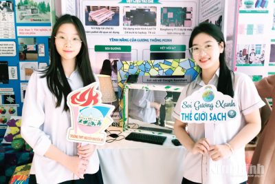Sôi nổi phong trào nghiên cứu khoa học kỹ thuật trong học sinh
