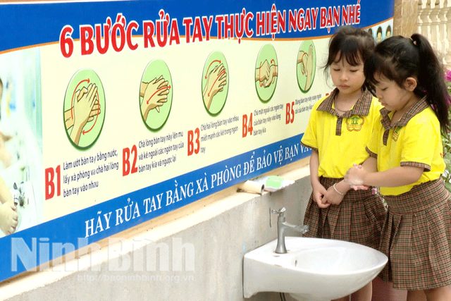 Tăng cường phòng, chống bệnh tay chân miệng ở các trường mầm non