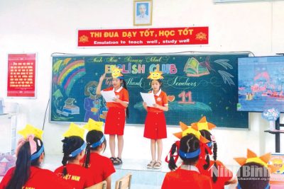 Tạo nền tảng vững chắc cho học sinh tiểu học học tốt tiếng Anh