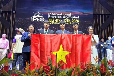 Toàn bộ Đội tuyển Việt Nam giành huy chương tại Olympic Vật lí quốc tế 2026