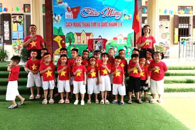 TRƯỜNG MẦM NON RẠNG ĐÔNG, XÃ RẠNG ĐÔNG TỔ CHỨC CÁC HOẠT ĐỘNG Ý NGHĨA CHÀO MỪNG 80 NĂM CÁCH MẠNG THÁNG TÁM VÀ QUỐC KHÁNH 2/9