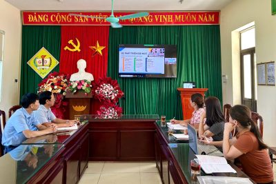 Trường Tiểu học Khánh Thủy tham dự hội thảo khoa học trực tuyến với chủ đề: “Chia sẻ kinh nghiệm dạy-học và sử dụng tiếng Anh như ngôn ngữ thứ hai trong các trường phổ thông tại Việt Nam”