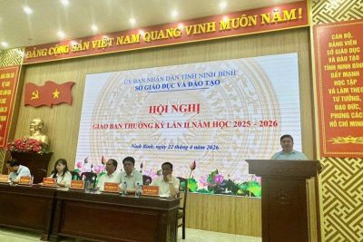Sở Giáo dục và Đào tạo tỉnh Ninh Bình tổ chức Hội nghị giao ban thường kỳ lần thứ II, năm học 2025-2026